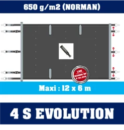 Bâche à Barres 4S Evolution Irricover
