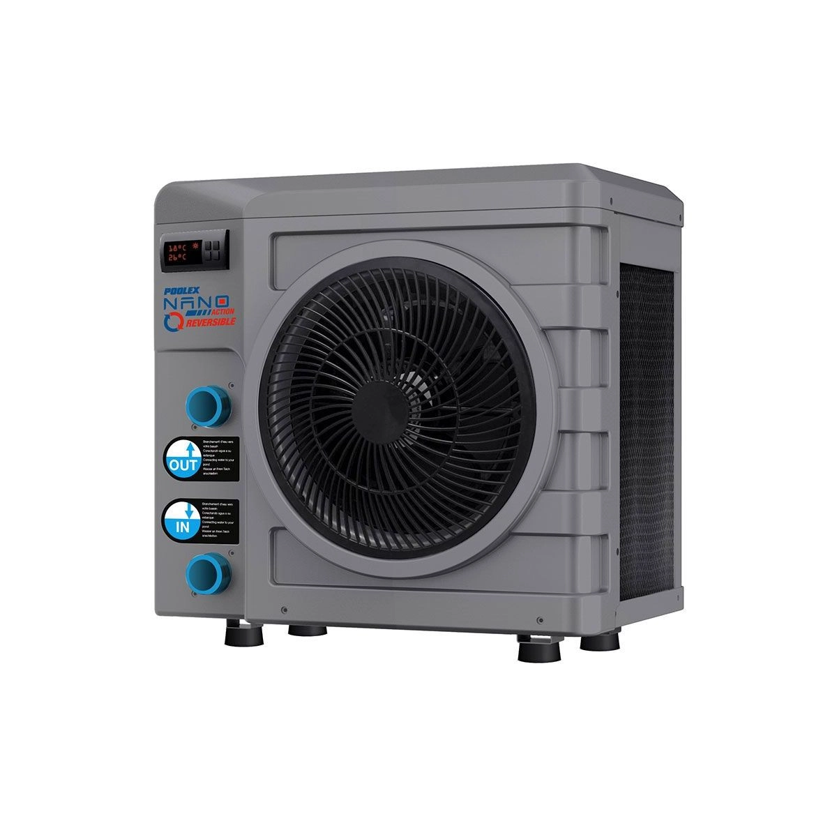 Pompe A Chaleur Nano Action Reversible 3kW Poolex 3 Pompe A Chaleur Nano Action Reversible 3kW Poolex