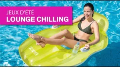 Matelas Gonflable Lounge Piscine Chilling Intex -Haywar Piscine Magasin thumbnail 164326